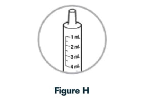 How to administer Quillivant XR methylphenidate - Step 5: Figure H - Checking dose