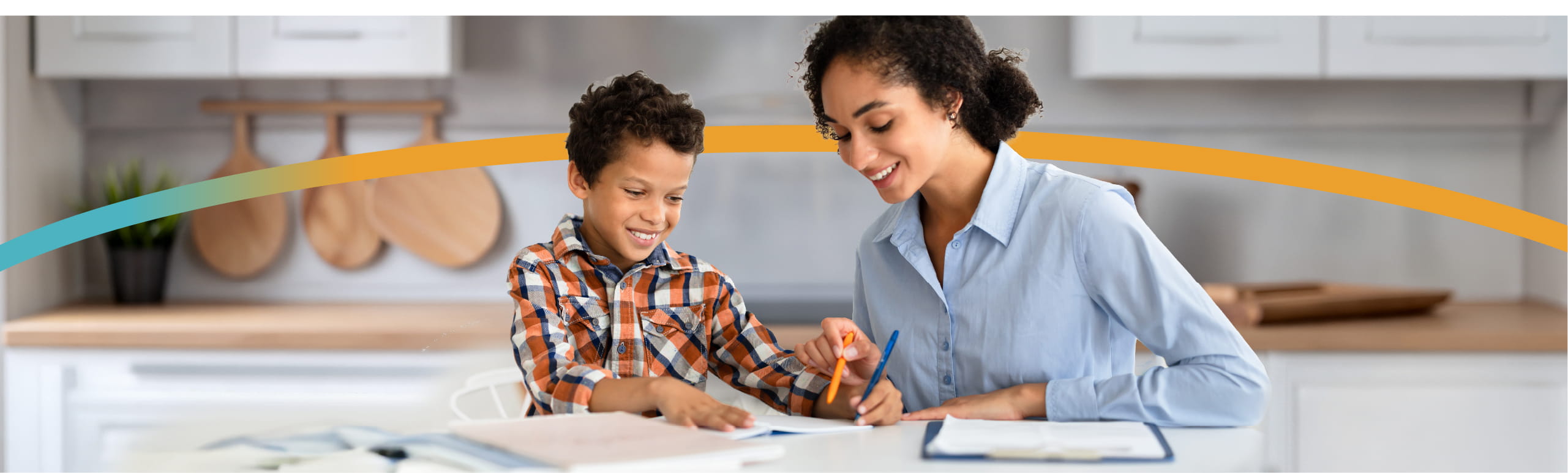 Answers to common questions about ONYDA XR - mother and son with homework